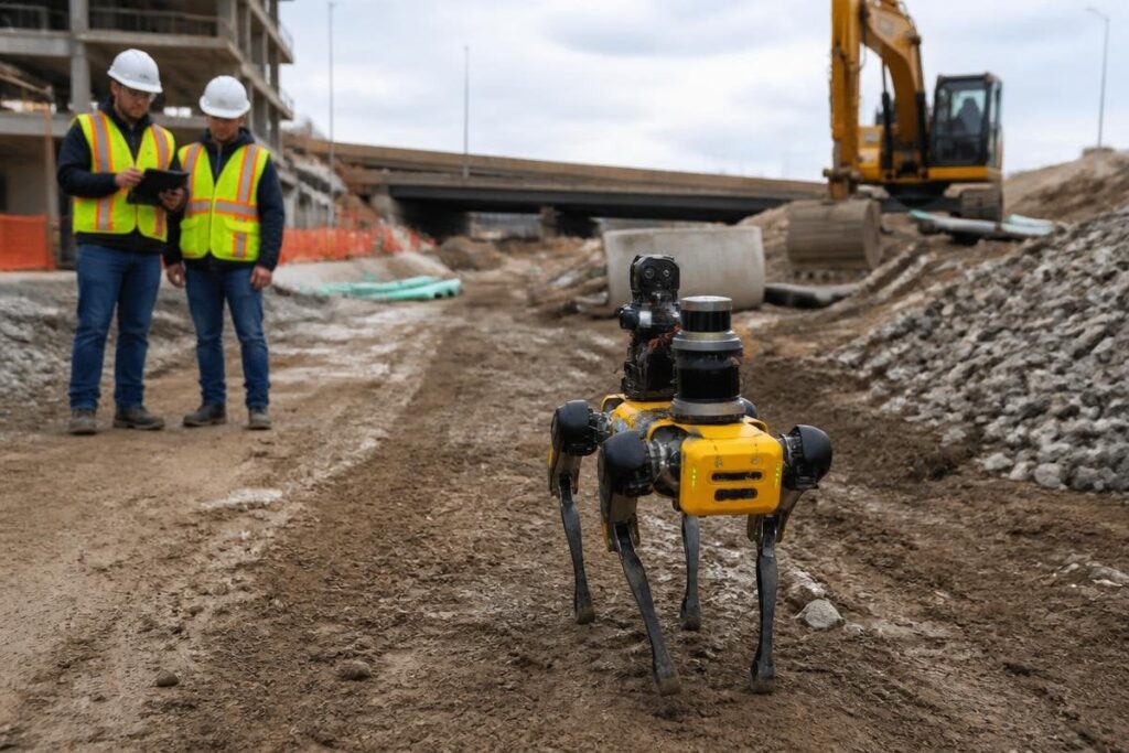 How robots learn to work on unstructured job sites